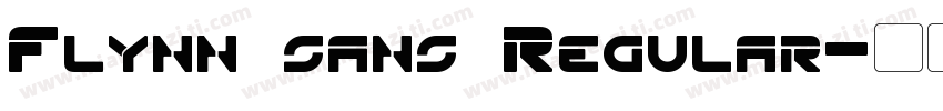 Flynn sans Regular字体转换